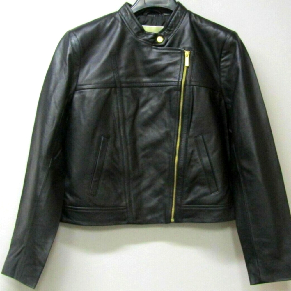 MK NWT LEATHER JACKET